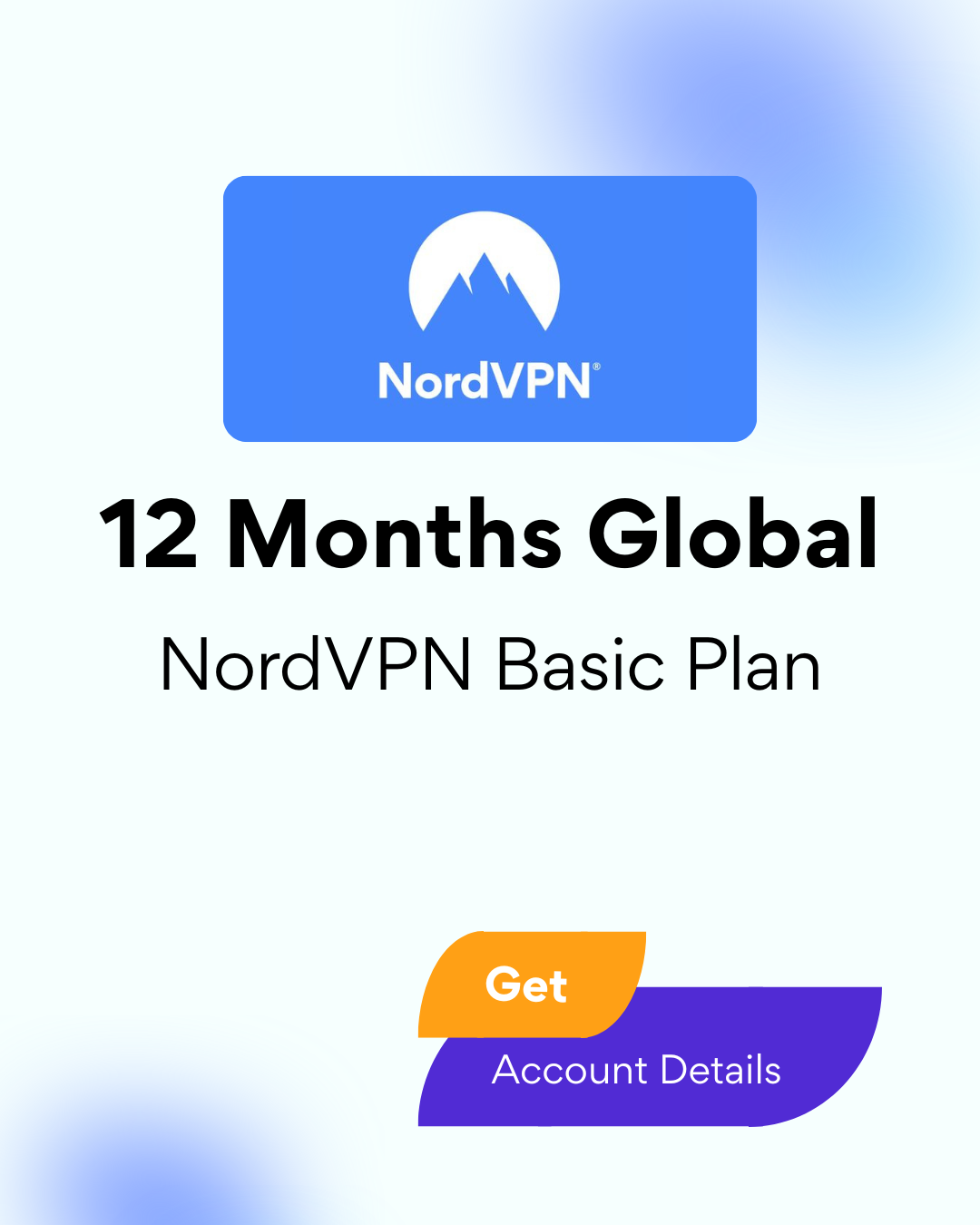 NordVPN Basic Plan 12 Months Global - Account Details