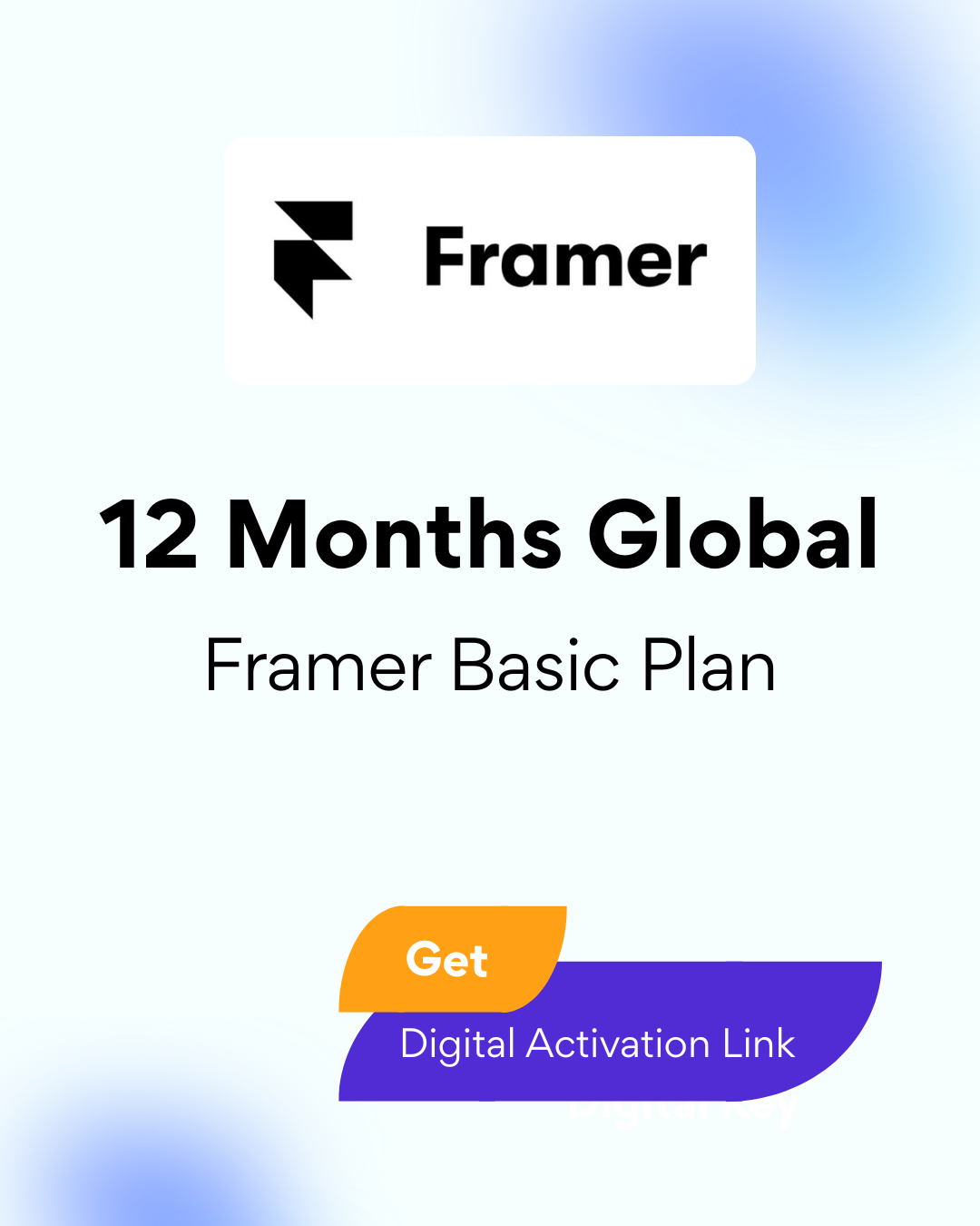 Framer Basic Plan 12 Months Global - Digital Activation Key