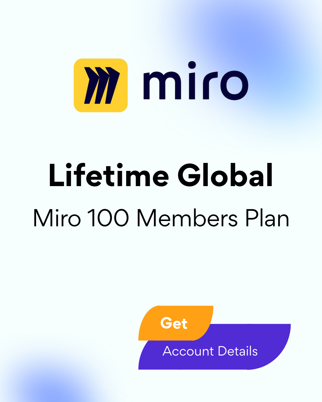 Miro 100 Members Plan Lifetime Global - Account Details