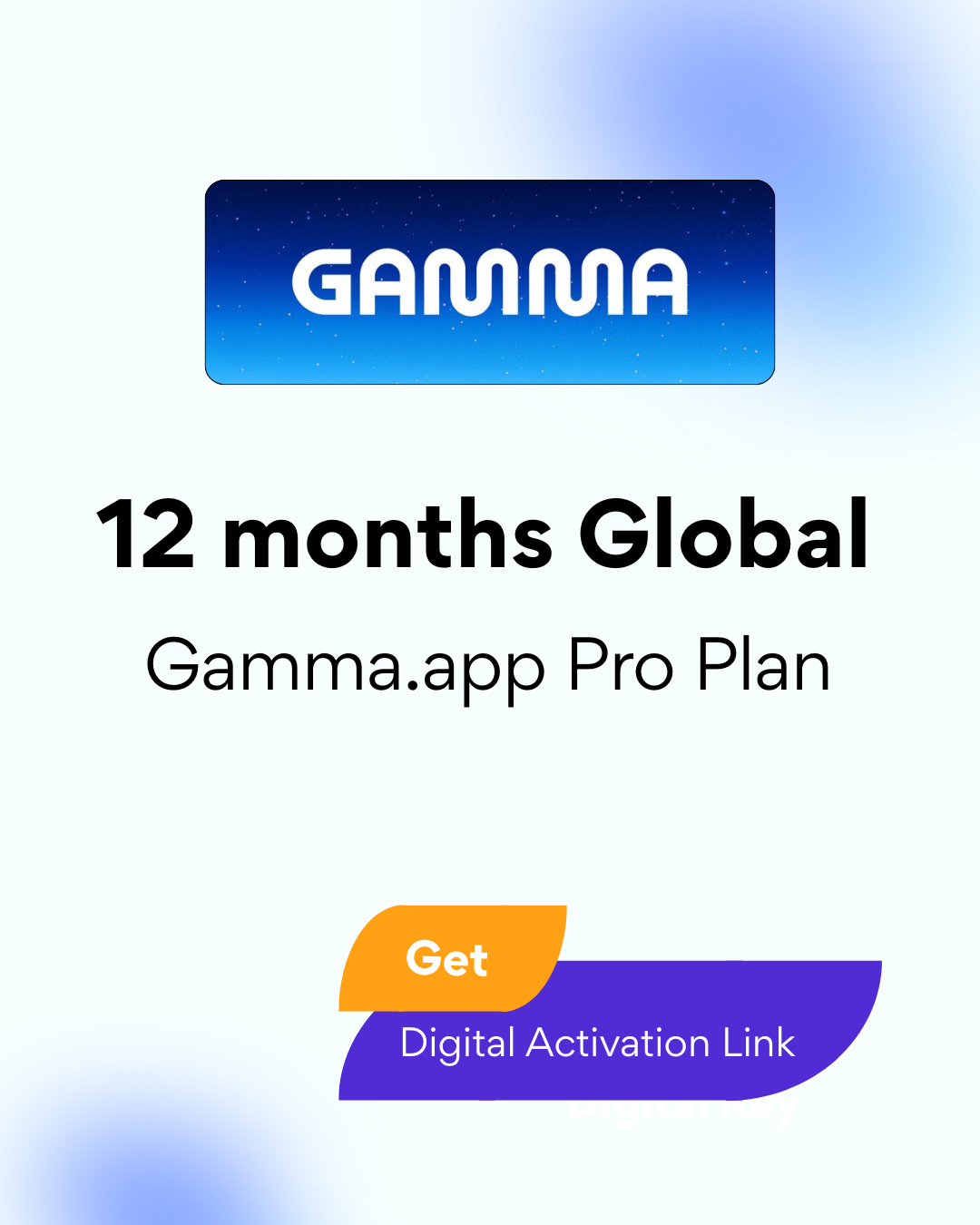 Gamma.app Pro Plan 12 Months Global - Digital Activation Key