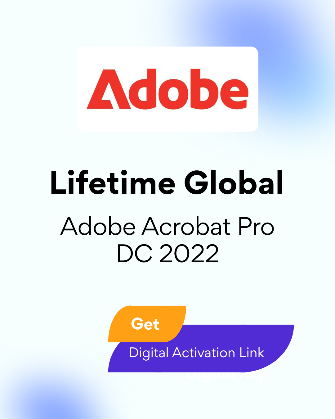 Adobe Acrobat Pro DC 2022 Lifetime Global - Digital Activation Key